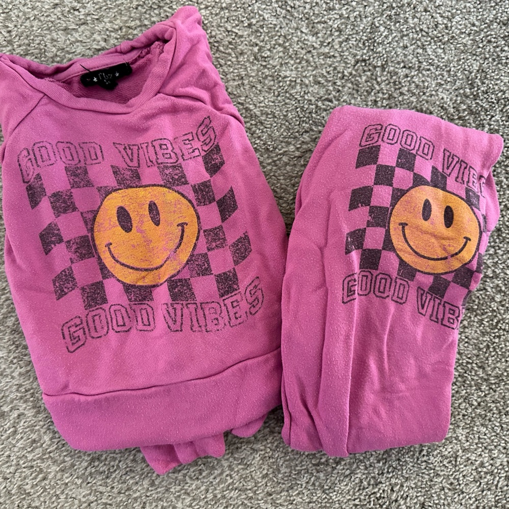 FBZ Flowers by Zoe sweatshirt and sweatpants size 4